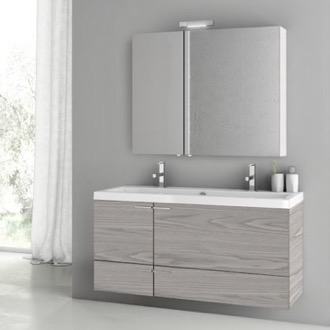 Bathroom Vanity Double Bathroom Vanity, Wall Mount, Wide, 47