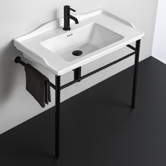 Console Bathroom Sink Transitional Console Sink, 32