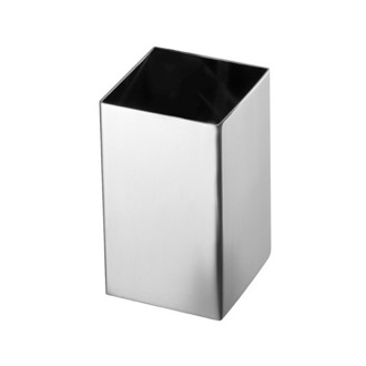 Toothbrush Holder Square Polished Chrome Toothbrush Holder Gedy NE98-13