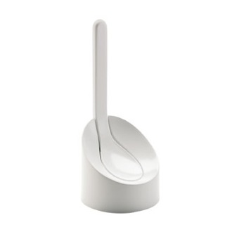 Toilet Brush Toilet Brush Holder, Decorative, White Gedy 2033-02