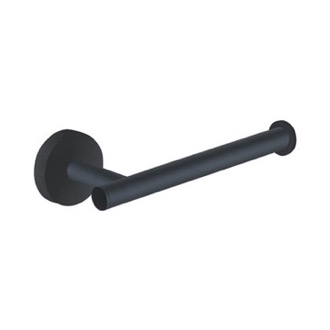 Toilet Paper Holder Modern Matte Black Toilet Paper Holder Gedy 2324-14