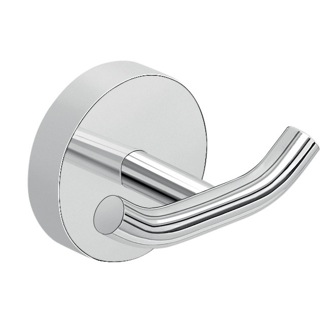 Bathroom Hook Chrome Double Robe Hook Gedy 2326-13