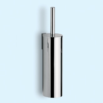 Toilet Brush Toilet Brush Holder, Cylindric, Chrome, Wall Mounted Gedy 2433-03-13