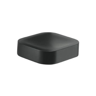 Soap Dish Wall Mounted Matte Black Square Soap Dish Gedy 3212-14