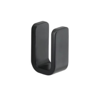 Bathroom Hook Matte Black Single Robe Hook Gedy 3226-14