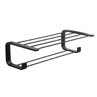 Train Rack Modern Matte Black Towel Rack Gedy 3235-14