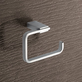 Toilet Paper Holder Square Toilet Paper Holder In Polished Chrome Gedy 3824-13