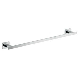 Towel Bar Towel Rail, 24 Inch, Square, Polished Chrome Gedy 4421-60-13