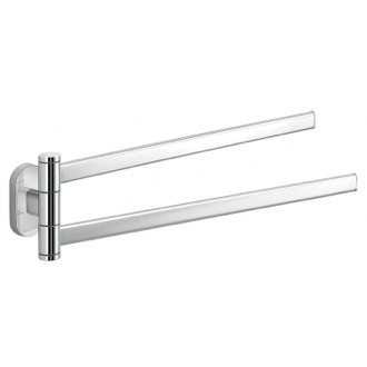 Luxury Swivel Towel Bars Nameek S Polished Chrome Dual Swivel Towel Bar