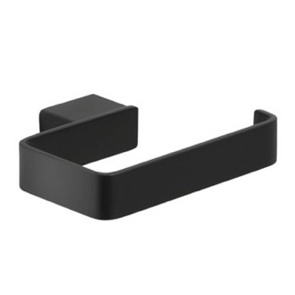 Toilet Paper Holder Square Matte Black Toilet Roll Holder Gedy 5424-M4