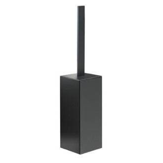 Toilet Brush Square Matte Black Toilet Brush Holder Gedy 5433-M4