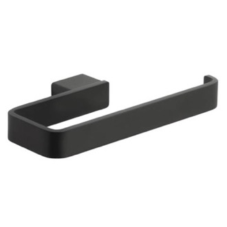 Towel Ring Square Matte Black Towel Ring Gedy 5470-M4