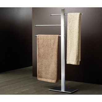Towel Stand Towel Stand, Square, Chromed Brass Gedy 7631-13