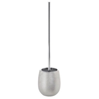 Toilet Brush Silver Finish Toilet Brush Made From Pottery Gedy AD33-73