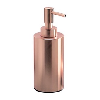 Soap Dispenser Rose Gold Finish Free Standing Soap Dispenser Gedy EE80-15