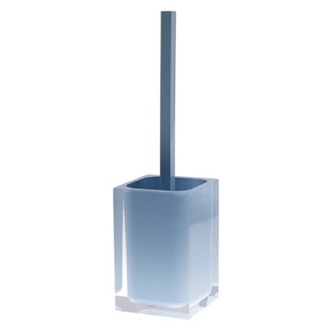 Toilet Brush Toilet Brush Holder, Sky Blue, Thermoplastic Resins Gedy RA33-86