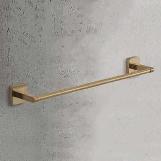 Towel Bar Towel Bar, 18 Inch, Modern, Matte Gold Gedy TO21-45-88