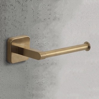 Toilet Paper Holder Matte Gold Modern Toilet Paper Holder Gedy TO24-88