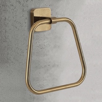 Towel Ring Matte Gold Modern Towel Ring Gedy TO70-88