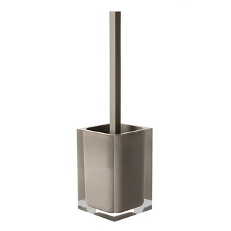 Toilet Brush Toilet Brush Holder, Decorative, Square, Turtledove Gedy RA33-52