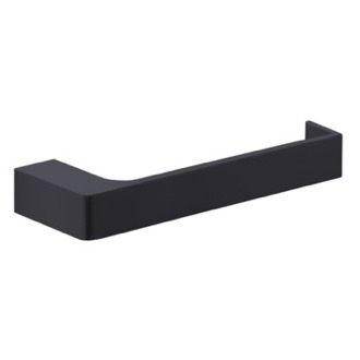 Toilet Paper Holder, Modern, Matte Black, with Shelf, Malta Gedy 2039-14 by Nameeks