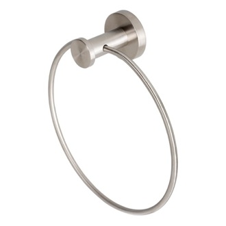 Towel Ring Round Brushed Nickel Stainless Steel Towel Ring Geesa 6504-05