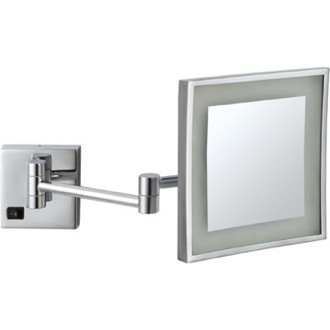 Makeup Mirror Lighted Makeup Mirror, Wall Mounted, 5x, Chrome Nameeks AR7701-CR-5x