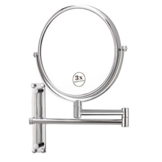 Makeup Mirror Round Wall Mounted Double Face 3x Shaving Mirror Nameeks AR7708