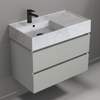 Bathroom Vanity Wall Mounted Bathroom Vanity, Modern, 32