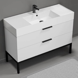 Bathroom Vanity Modern Bathroom Vanity, Floor Standing, 48
