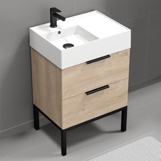 Bathroom Vanity Modern Bathroom Vanity, Free Standing, 24