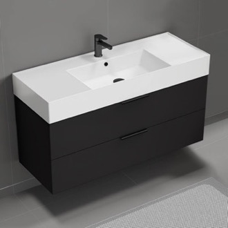 Bathroom Vanity Modern Bathroom Vanity, Wall Mount, 48