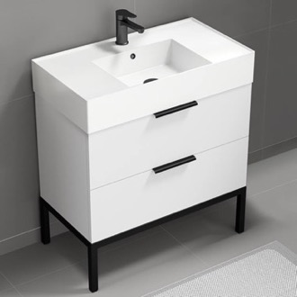 Bathroom Vanity Modern Bathroom Vanity, Floor Standing, 32