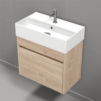 Bathroom Vanity Small Bathroom Vanity, Modern, Wall Mounted, 24