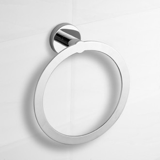 Towel Ring Modern Polished Chrome Towel Ring Nameeks NCB74