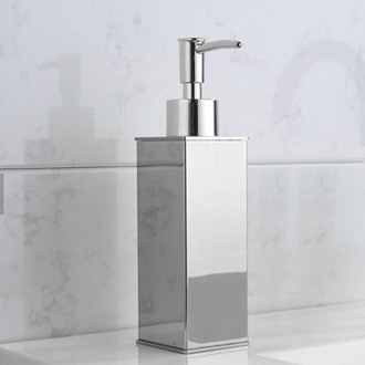 Soap Dispenser Soap Dispenser, Square, Modern, Chrome Nameeks NCB82