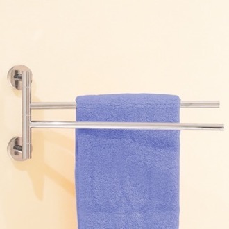Towel Bar 14 Inch Double Swivel Towel Bar Nameeks NFA008