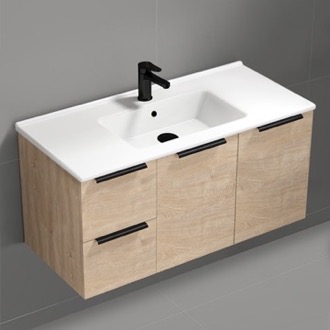 Bathroom Vanity Wall Mounted Bathroom Vanity, Modern, 40
