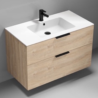 Bathroom Vanity Wall Mounted Bathroom Vanity, Modern, 40