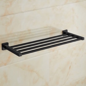 Train Rack Matte Black Towel Rack Nameeks NCB91