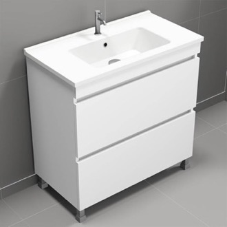 Bathroom Vanity Bathroom Vanity, Modern, Free Standing, 34