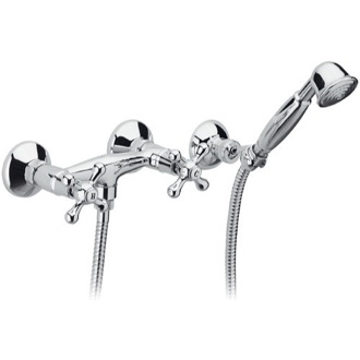 Mixer Wall Mounted Exposed Mixer With Hand Shower and Holder Remer LI39US