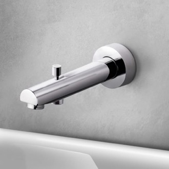 Tub Spout Round Tub Spout with Diverter Remer 91MD