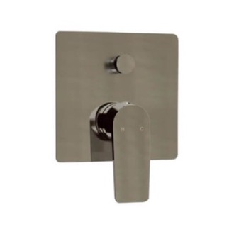 Diverter Satin Nickel Wall Mounted Diverter, Rough-In Valve Included Remer D09NP