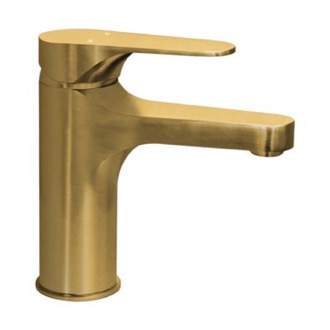 Bathroom Faucet Matte Gold Single Hole Bathroom Faucet Remer L11USNL-BG