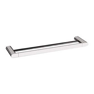 Towel Bar Double Towel Bar, 24 Inch, Chrome Remer LN33