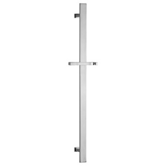 Shower Slidebar Squared 28 Inch Sliding Rail Available in Chrome Finish Remer 317R