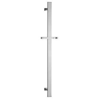 Shower Slidebar Squared 28 Inch Sliding Rail Available in Chrome Finish Remer 317R