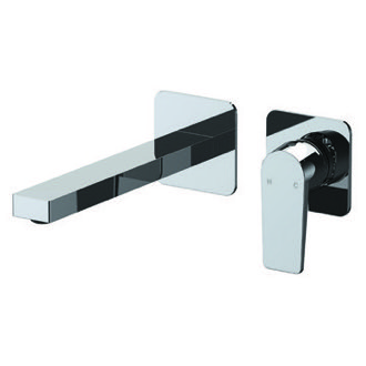 Bathroom Faucet Chrome Single Handle Wall Mounted Bathroom Faucet Remer D15PLNL-CR
