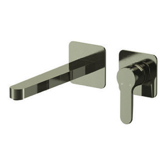 Bathroom Faucet Brushed Nickel Single Handle Wall Mounted Bathroom Faucet Remer W15PLNL-NP